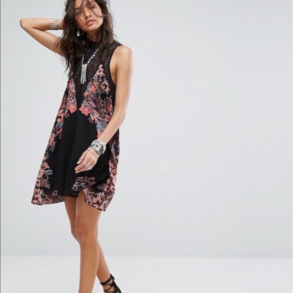 Sexy Free People Marsha Printed Slip Dress NWT - Picture 8 of 8